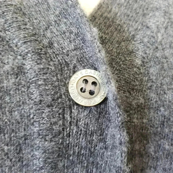 Oats Cashmere by Debra Hayburn Gray Cardigan - Picture 4 of 5